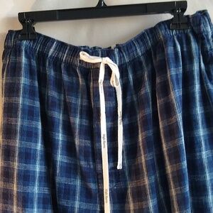 High Sierra Men's XL Navy Plaid Lounge Pajama pants